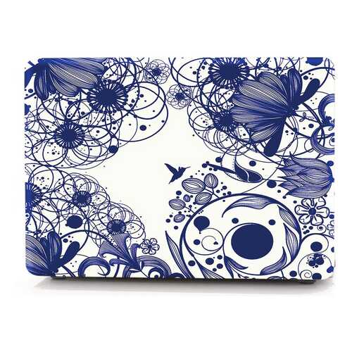 Чехол для Macbook Pro 15 i-Blason Cover Retina blue line flowers в Tom Tailor