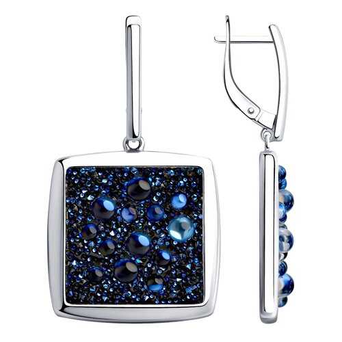 Серьги SOKOLOV из серебра с синими кристаллами Swarovski 94023809 в Tom Tailor