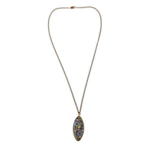 Колье Clara Bijoux B77153 V фиолетовое/зеленое/желтое в Tom Tailor