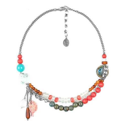 Колье женское Nature Bijoux NB20.1-15-41193 оранжевое/серое/голубое в Tom Tailor