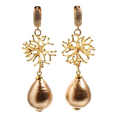Серьги женские Beatrici Lux BL2624 коричневые в Tom Tailor