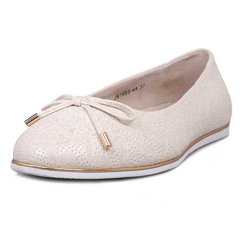 Балетки женские Alessio Nesca JN19SS-4A бежевые 37 RU в Tom Tailor