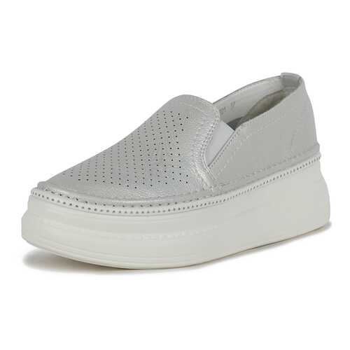 Слипоны женские Alessio Nesca K0611LC-2B серебристые 35 RU в Tom Tailor