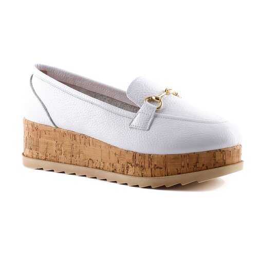 Лоферы женские Shoes Market 61-982 белые 37 RU в Tom Tailor