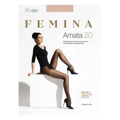 Колготки женские FEMINA AMATA 20 бежевые 5 (XL) в Tom Tailor