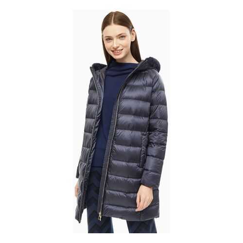 Пуховик женский GEOX W9425J T2562 F4386 синий 44 IT в Tom Tailor