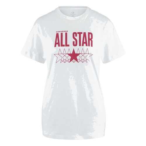Футболка женская Converse 1001842 белая S в Tom Tailor
